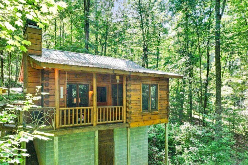 Open Studio Lodge At Little Rock Creek Cherry Log Eksteriør billede